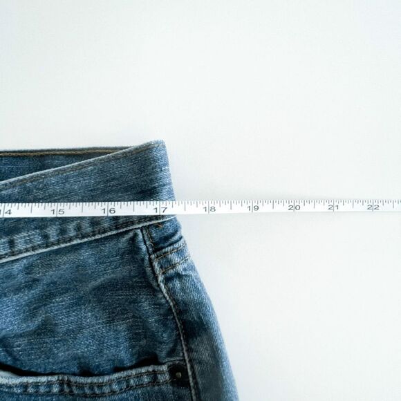 Polo RL Mens Denim Jeans Ashmore Original Straight Leg Blue Wash Size 34 - Picture 9 of 12